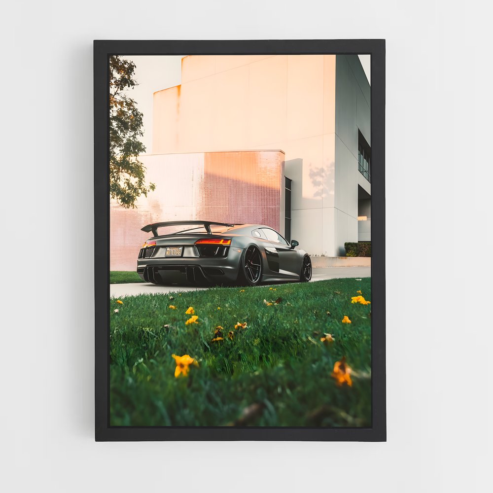 Poster L'Agilité du Noir – affiche Audi (vue 2)